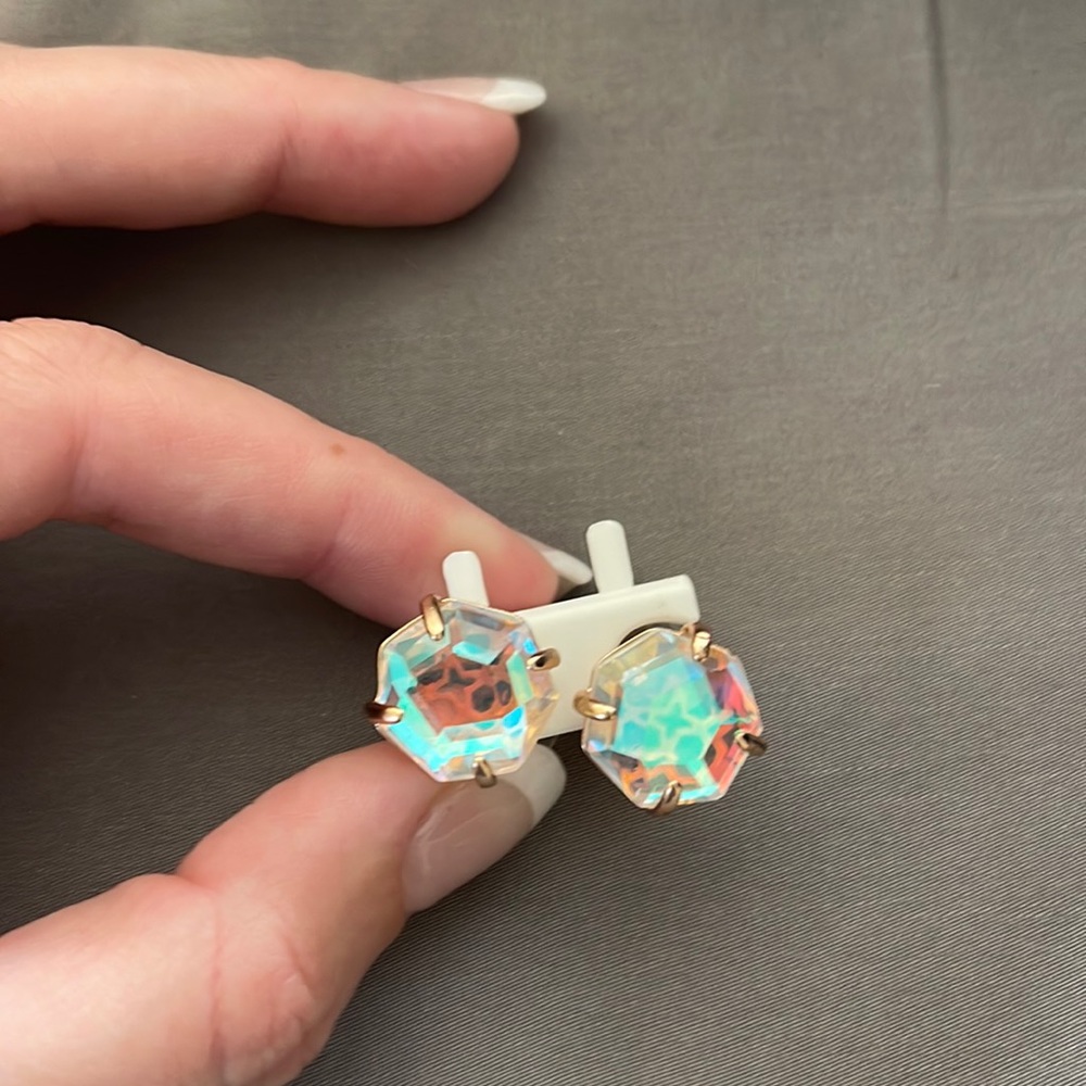 Kendra Scott Dichroic Glass in rose gold